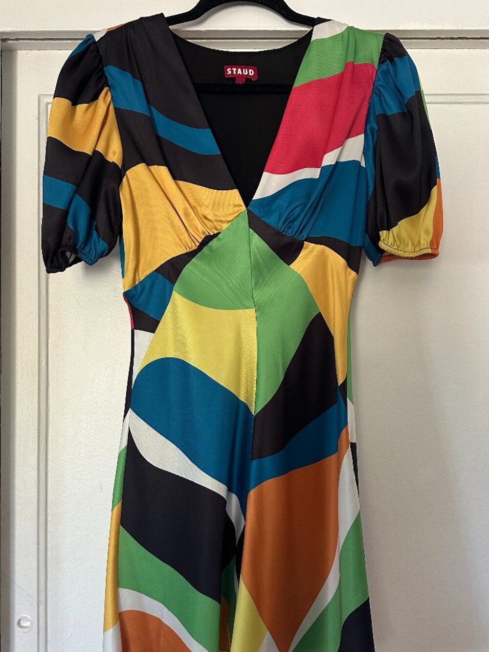 Staud Multi-color Mini Dress